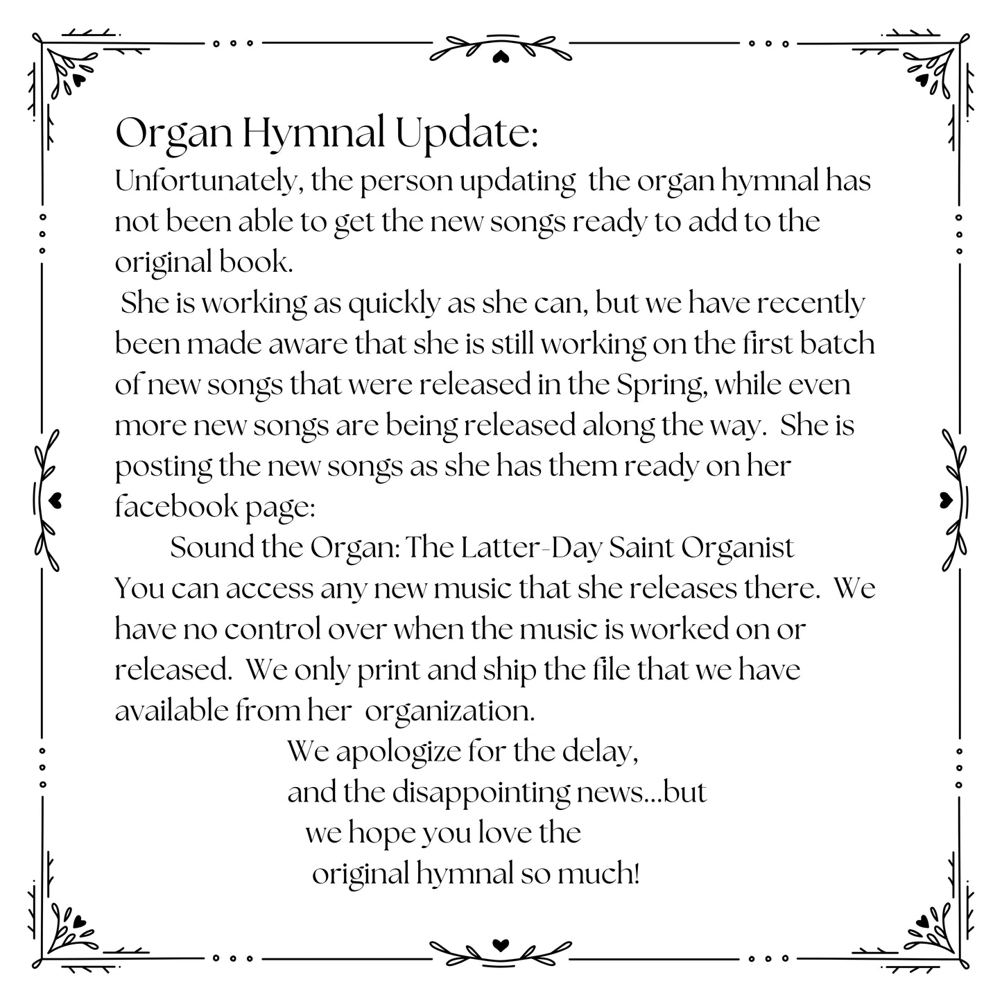 Hymns from the L.D.S. Hymnal by Carol Dean