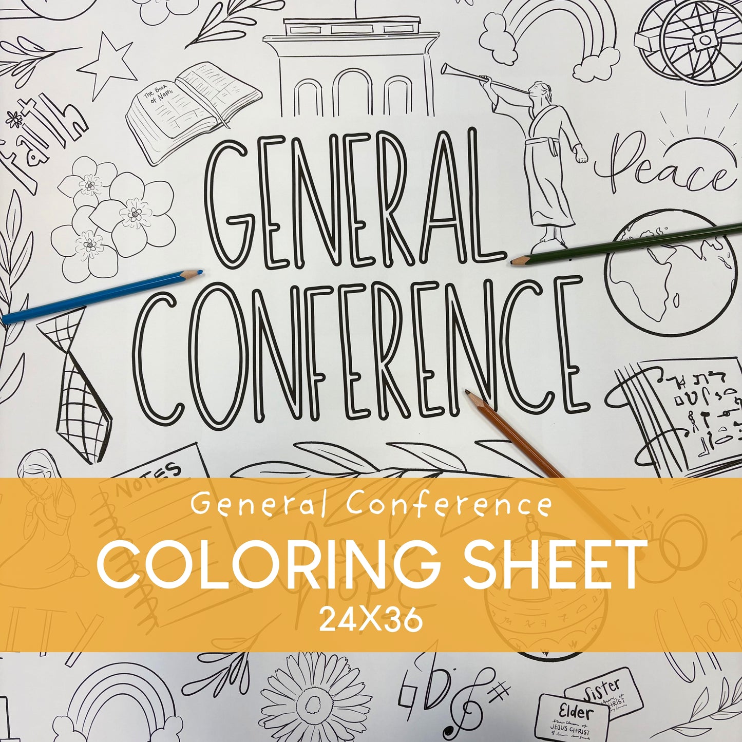 General Conference Giant Coloring Sheet