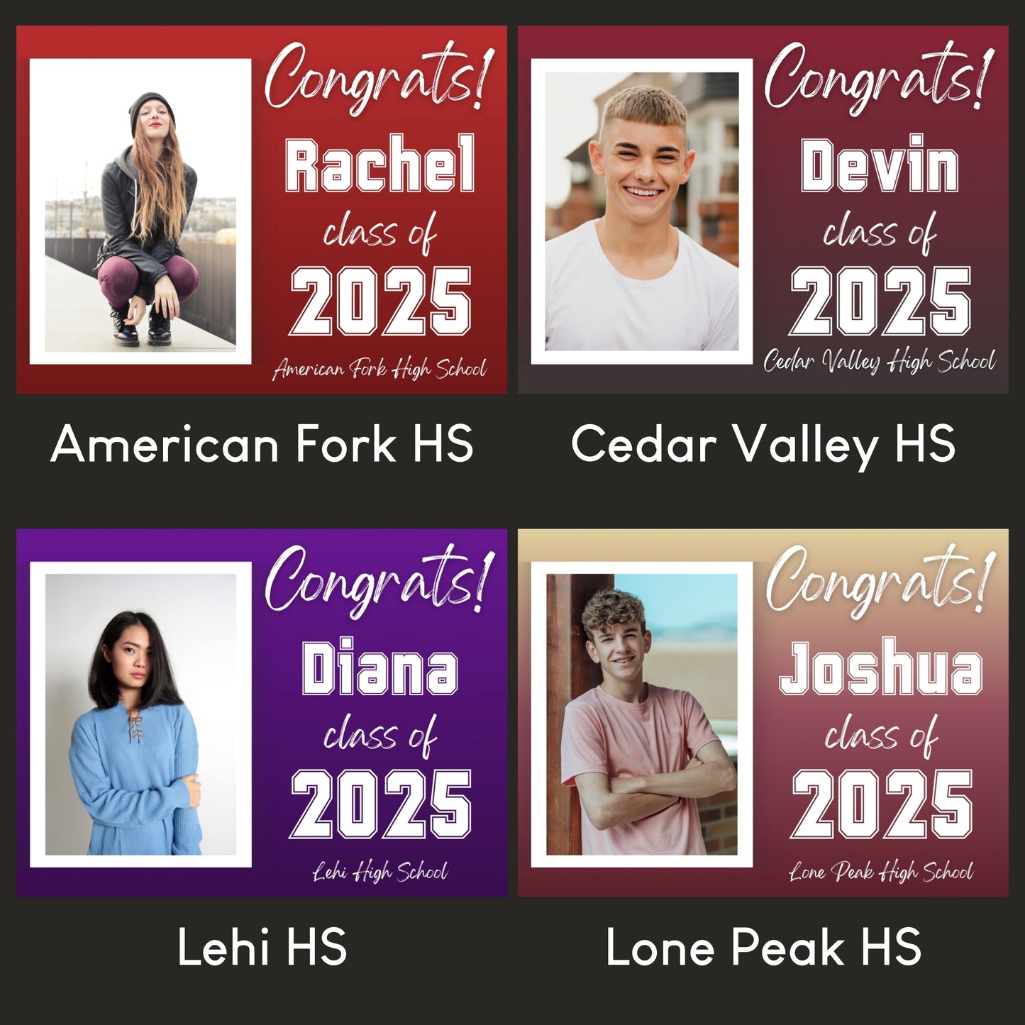 Customizable Graduation Yard Sign