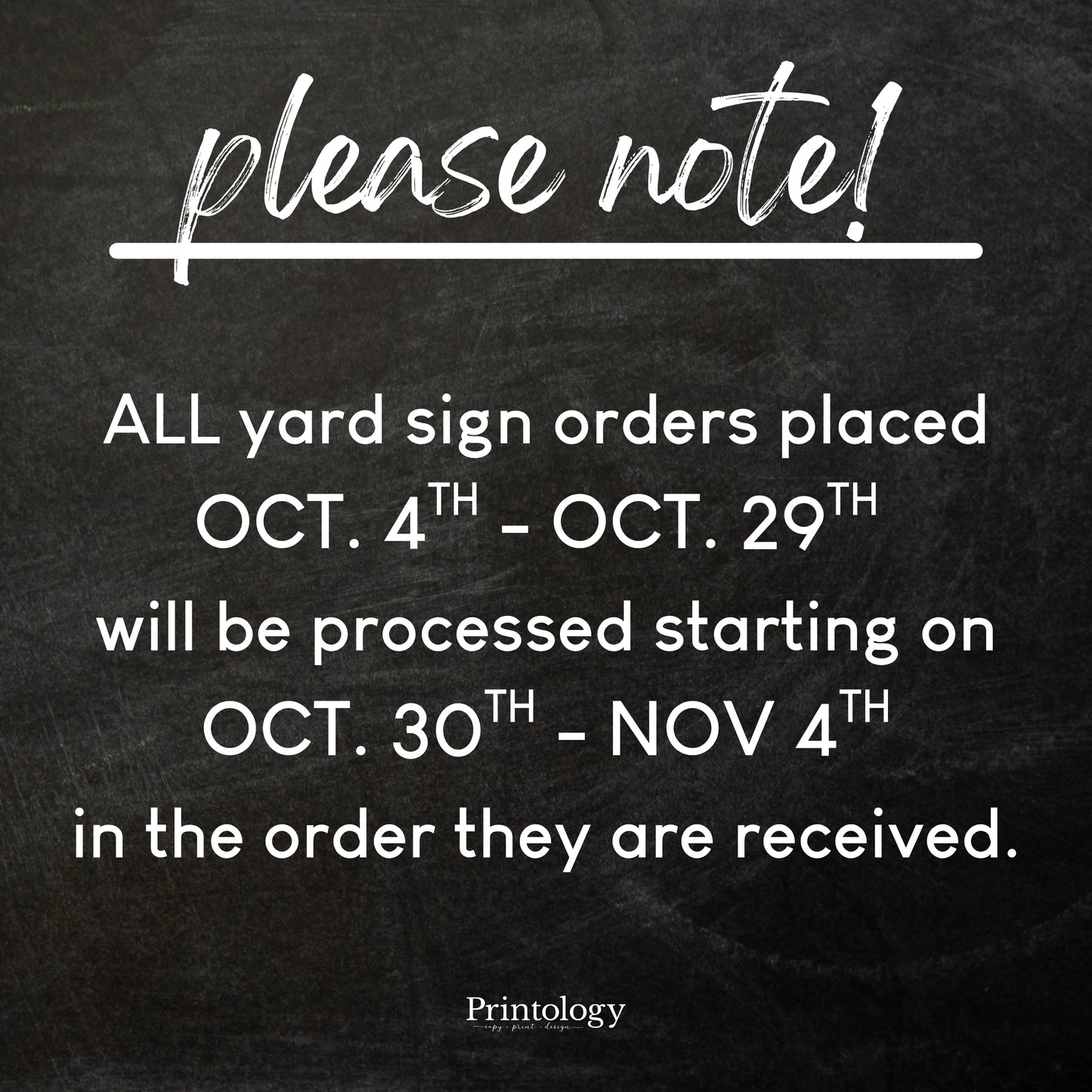 Yard Sign Printing