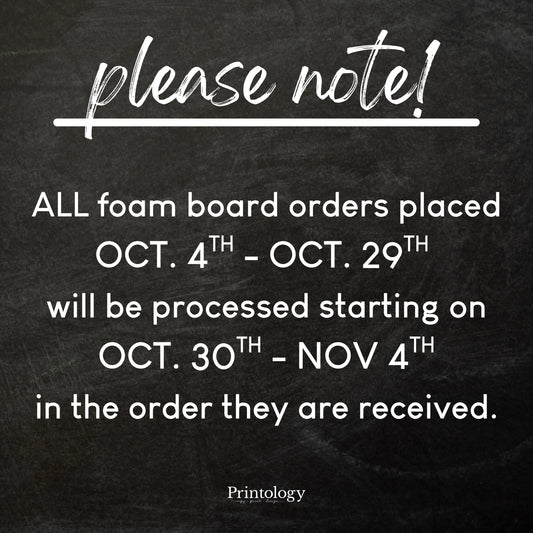 Foam Board Poster Printing