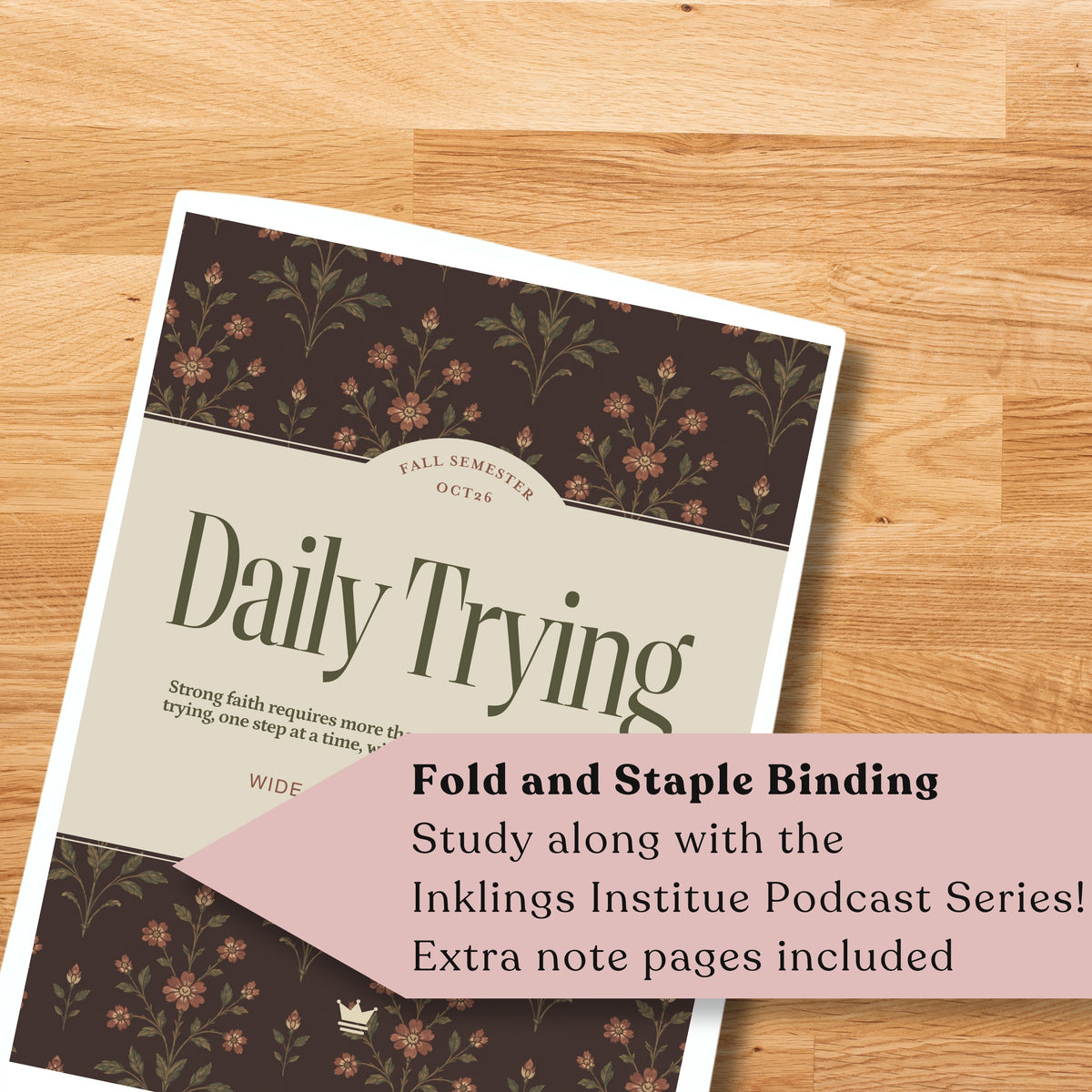October 26 Wide Margin General Conference Book |