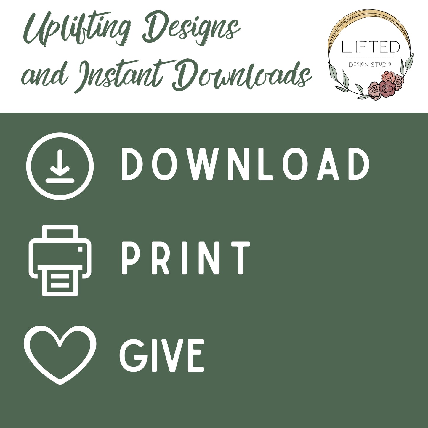 You Are Gold - 5x7 Printable Inspirational Greeting Card