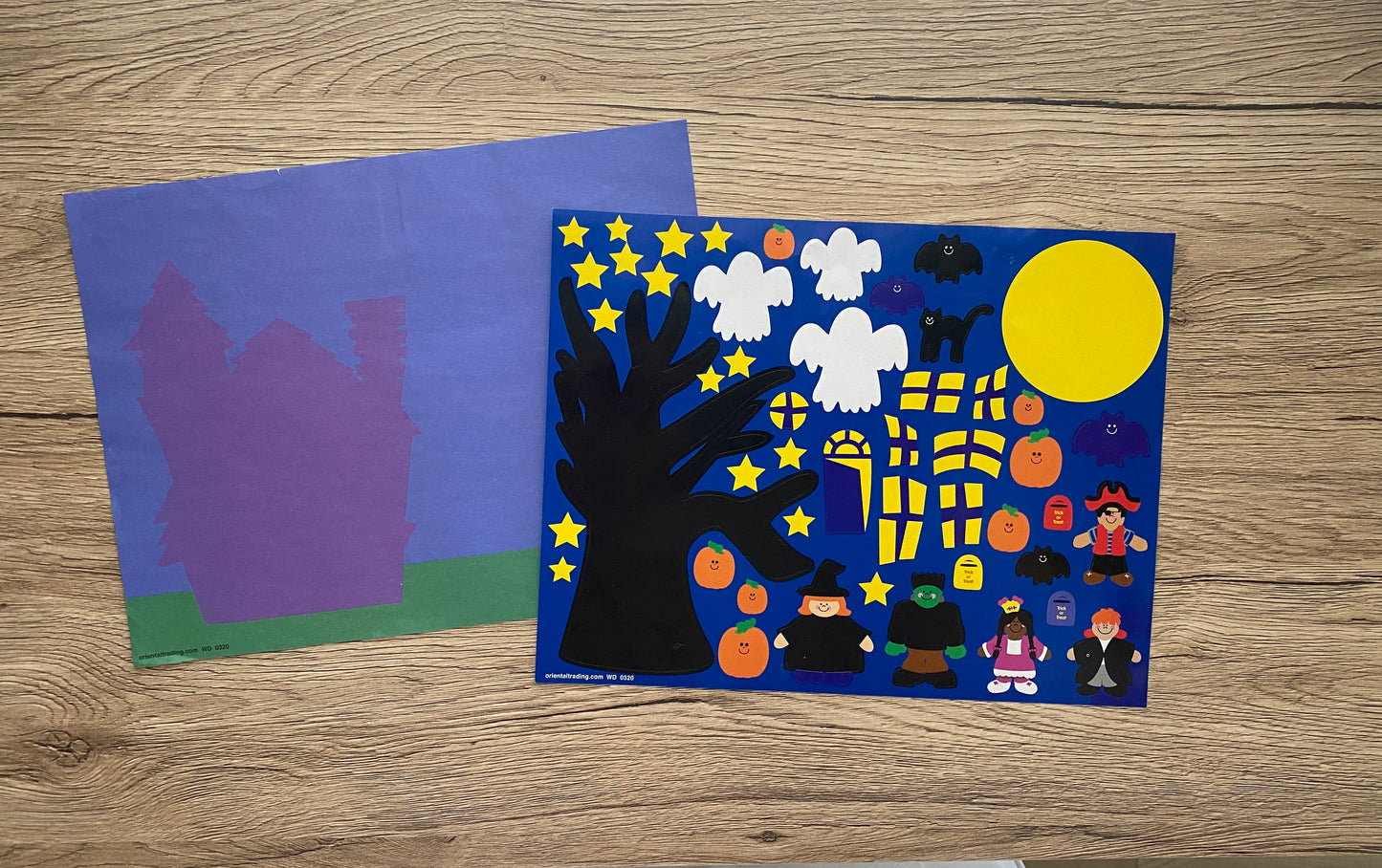 Halloween Scene Creator Sticker Set