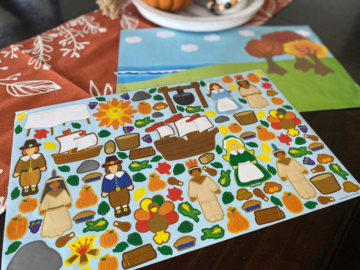 Thanksgiving Scene Creator Sticker Set