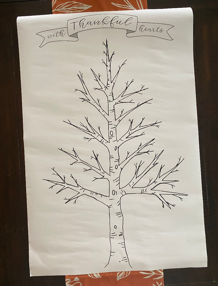 With Thankful Hearts - Thanksgiving Activity