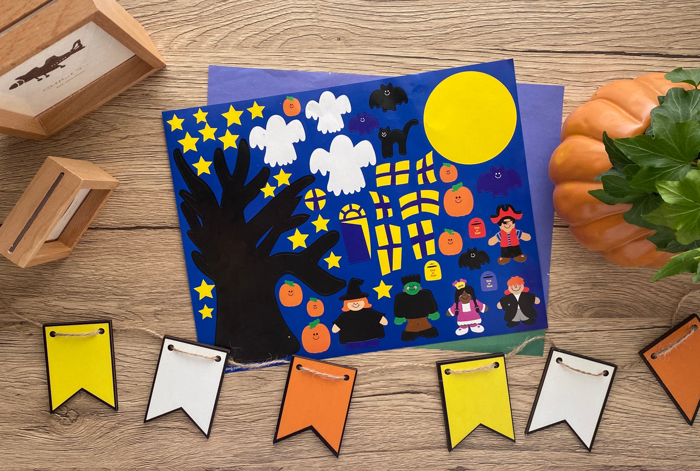 Halloween Scene Creator Sticker Set