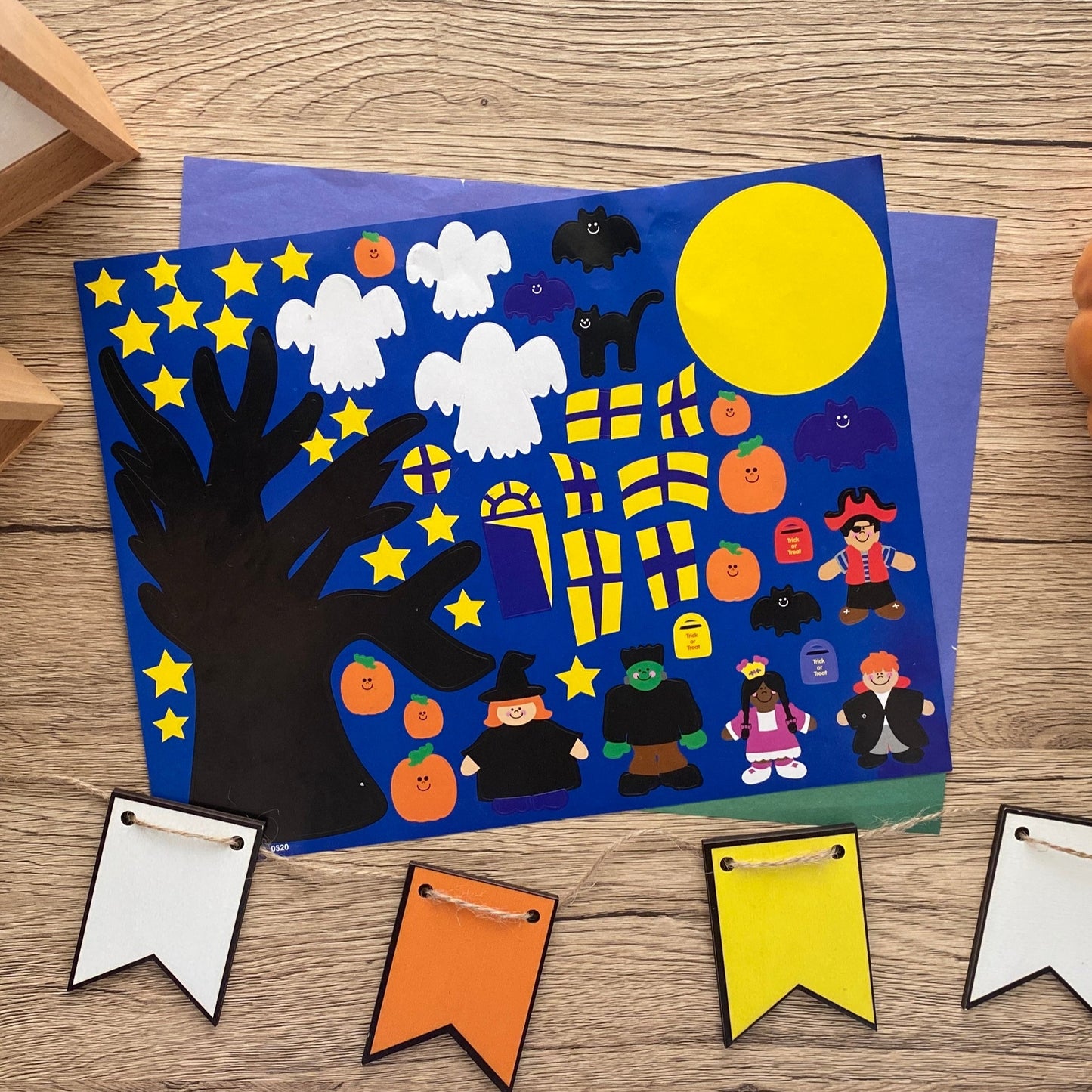 Halloween Scene Creator Sticker Set