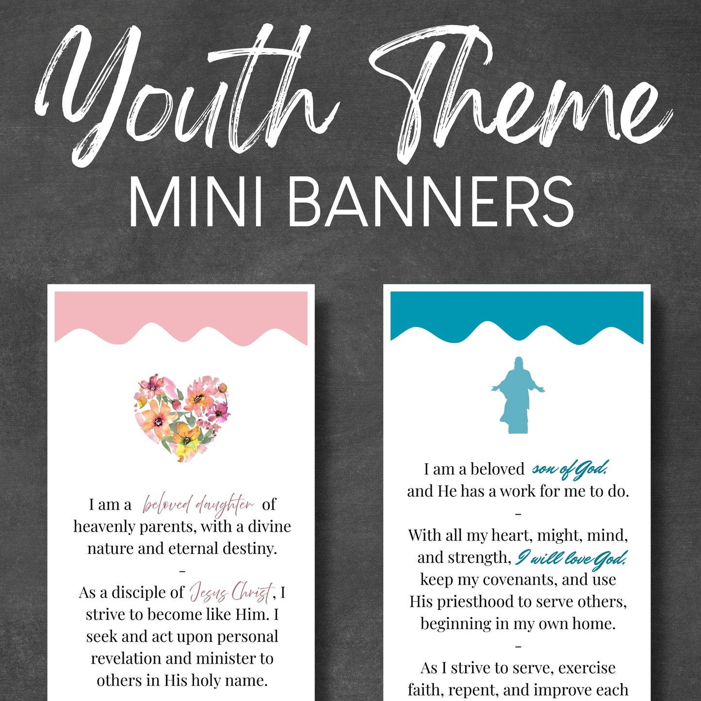Youth Theme Mini Banners