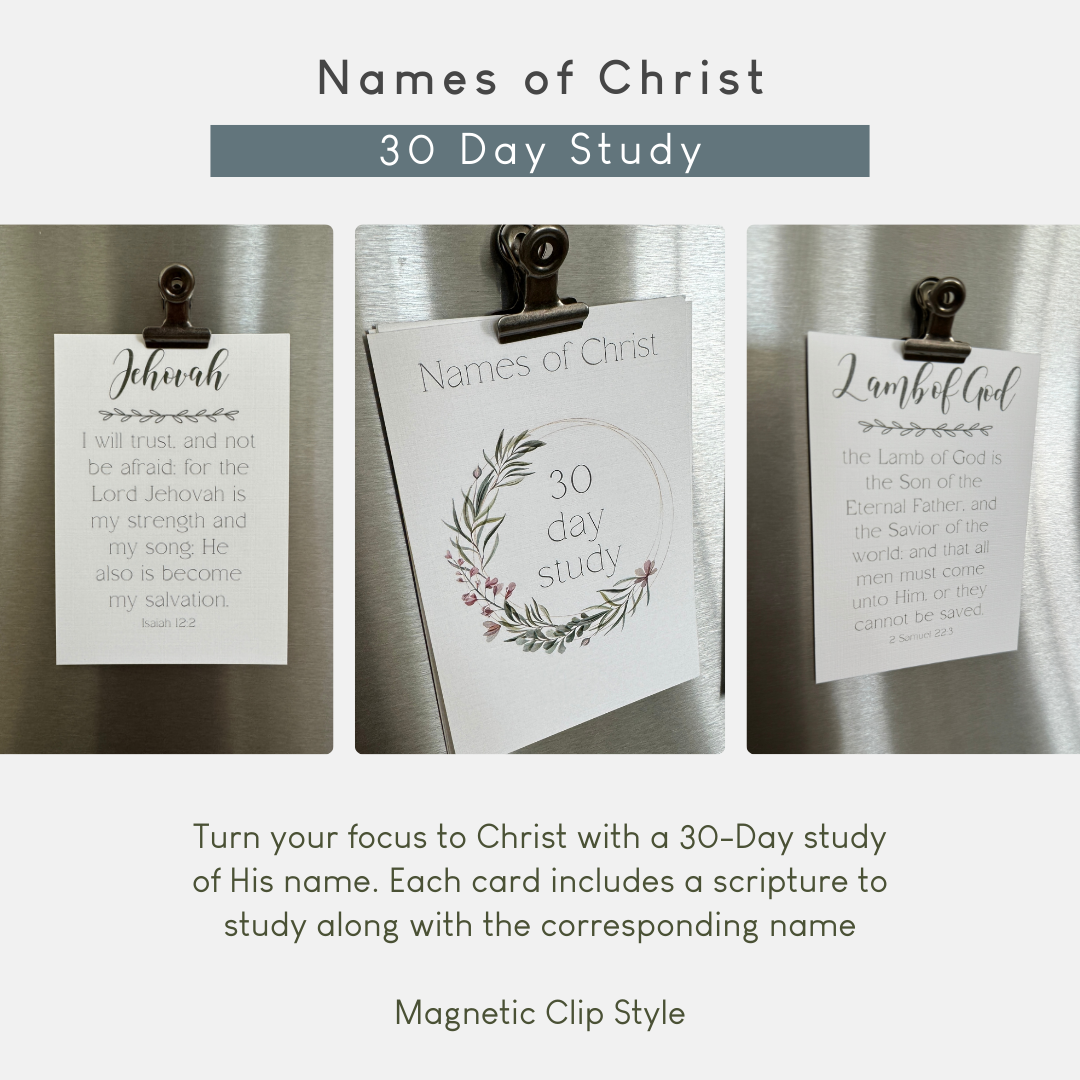 Names of Christ - 30 Day Study