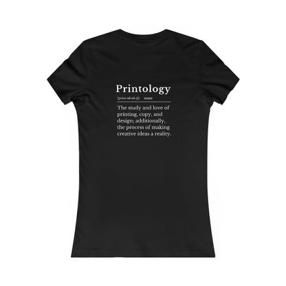 Copy of Fitted Tee Printologist Dictionary