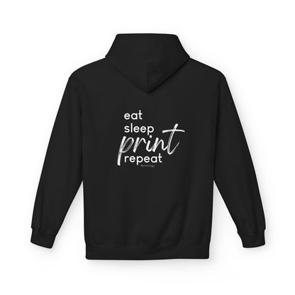 Hoodie Eat Sleep Print Repeat