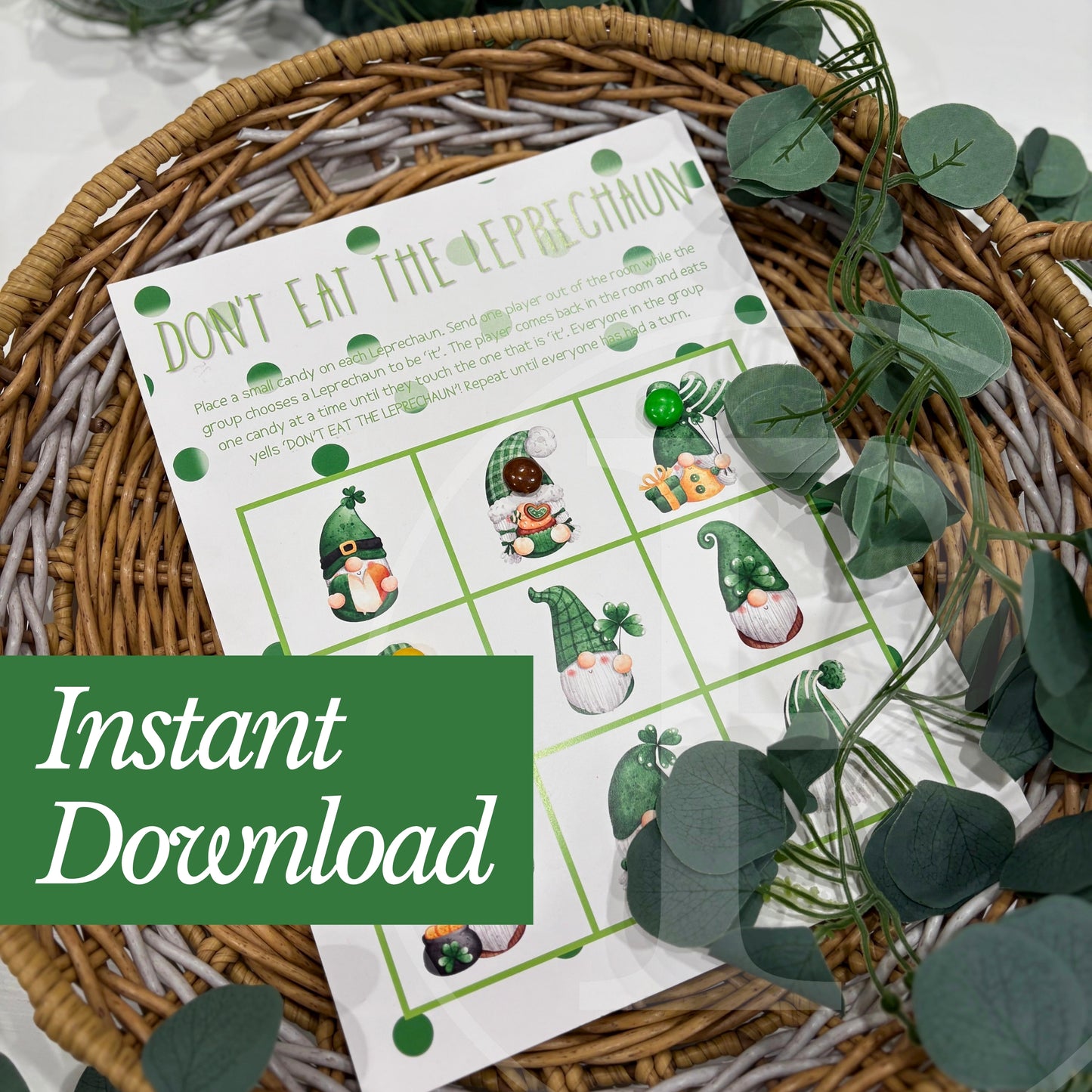 Don't Eat the Leprechaun! Instant Download