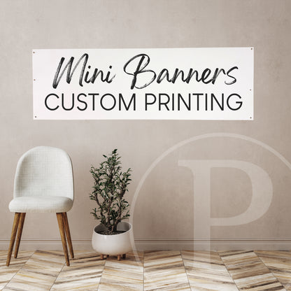 Custom 13x40 Mini Banner Printing