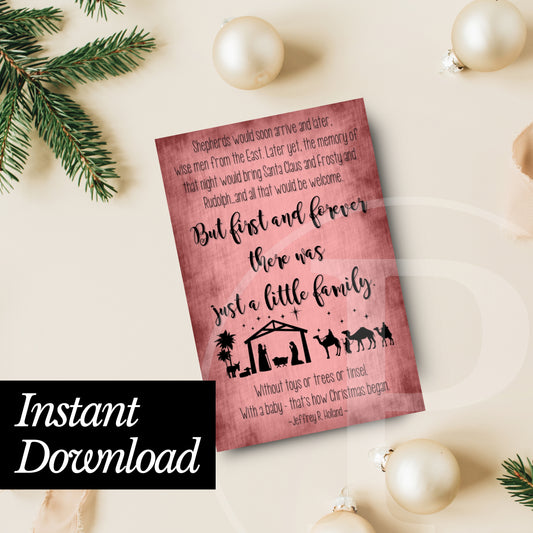 Classic Christmas Quote 1 Instant Download