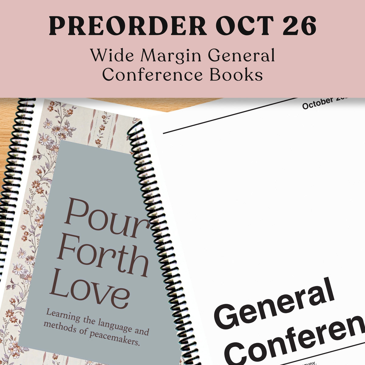 PREORDER October 2026 Wide Margin General Conference Book - Inklings Institute