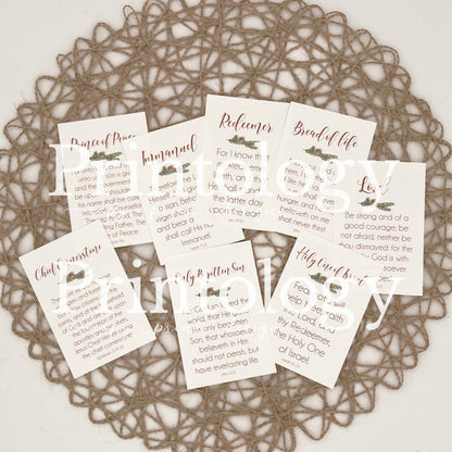 Names of Christ Advent Calendar Cards