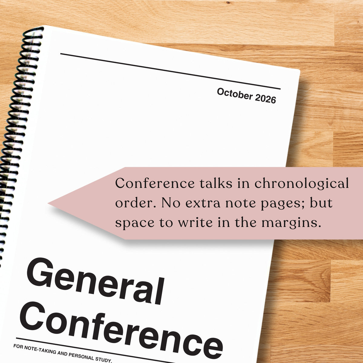 PREORDER October 2026 Wide Margin General Conference Book - Inklings Institute