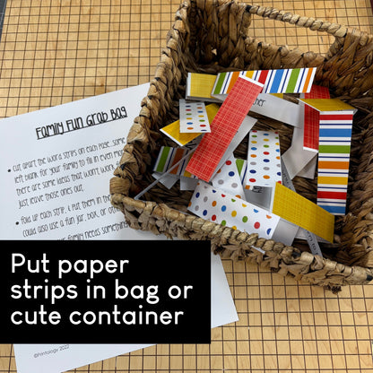 Free Family Fun Grab Bag Instant Download