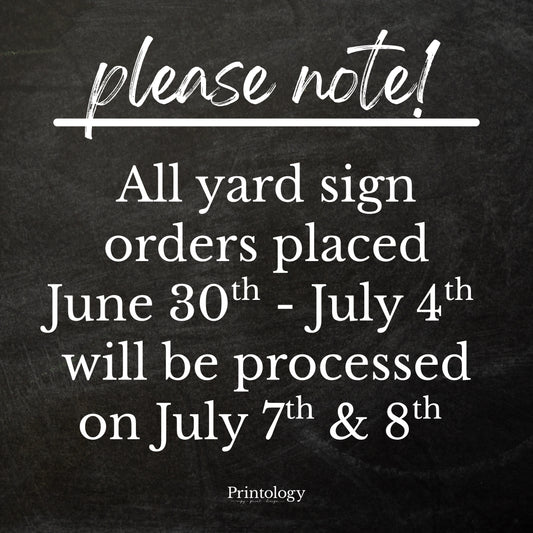 Yard Sign Printing