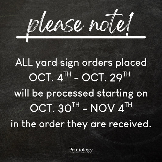 Yard Sign Printing