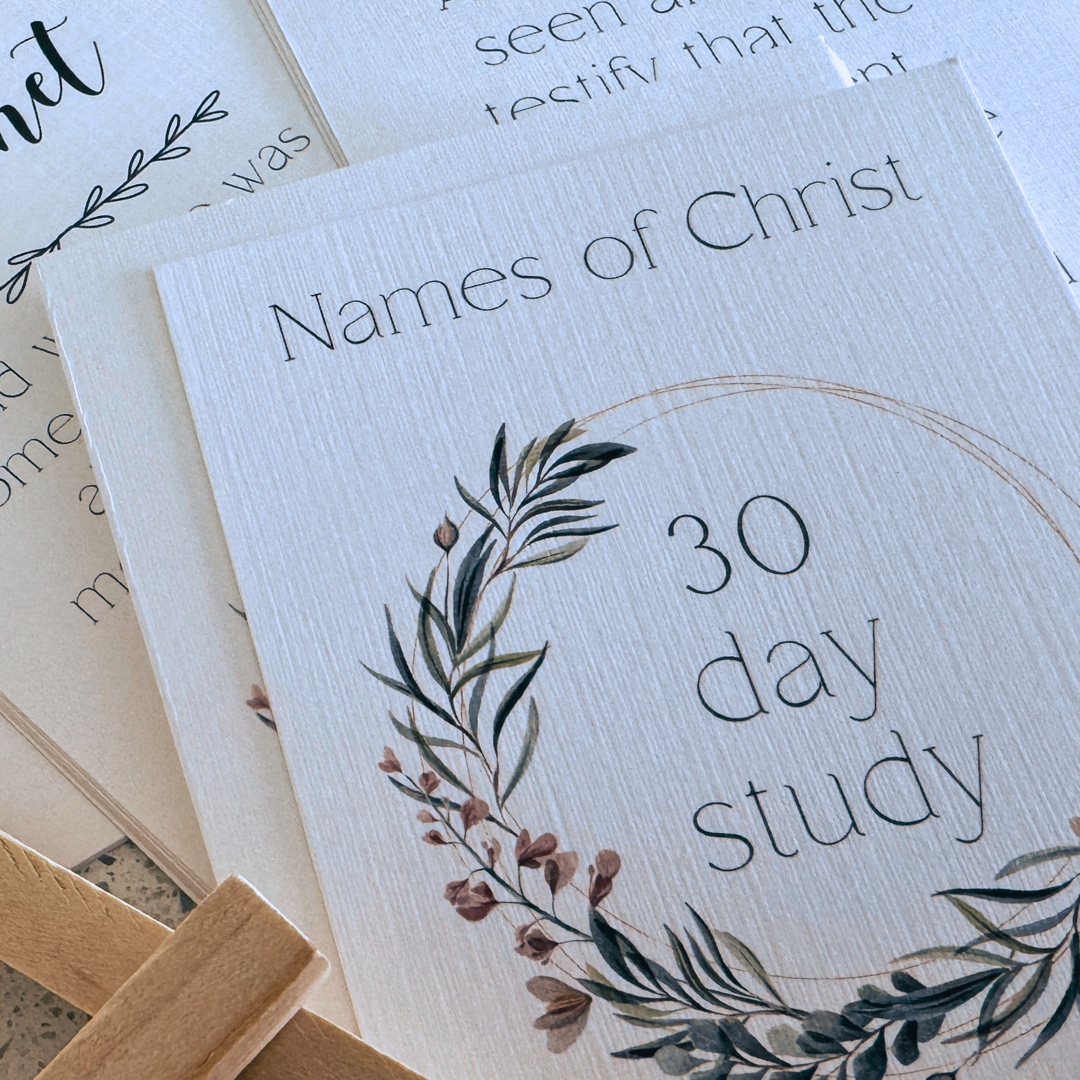 Names of Christ - 30 Day Study