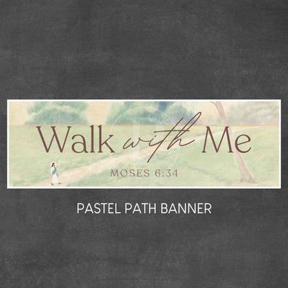 Walk with Me (2026 Youth Theme) Mini Banner