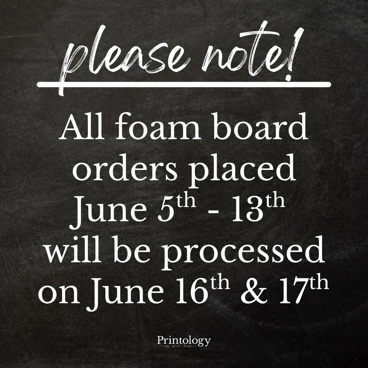 Foam Board Poster Printing