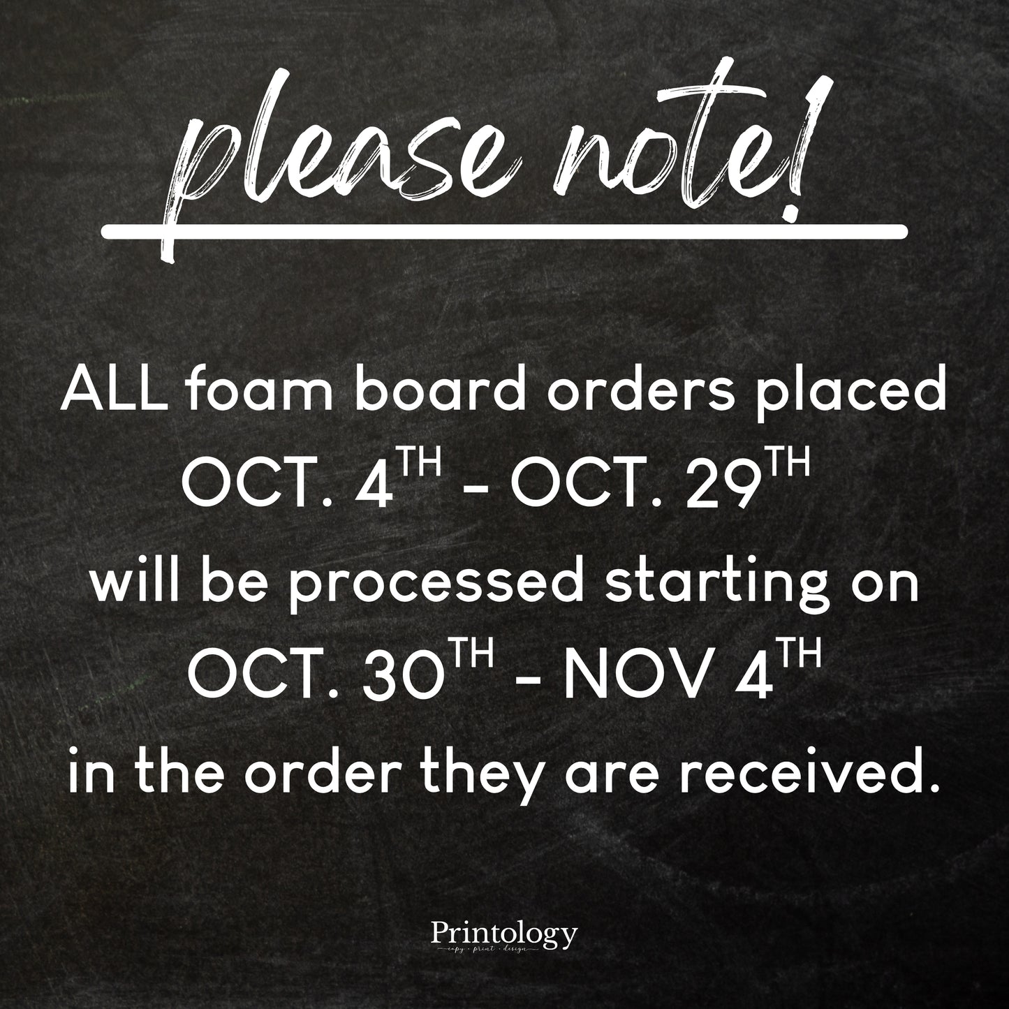 Foam Board Poster Printing