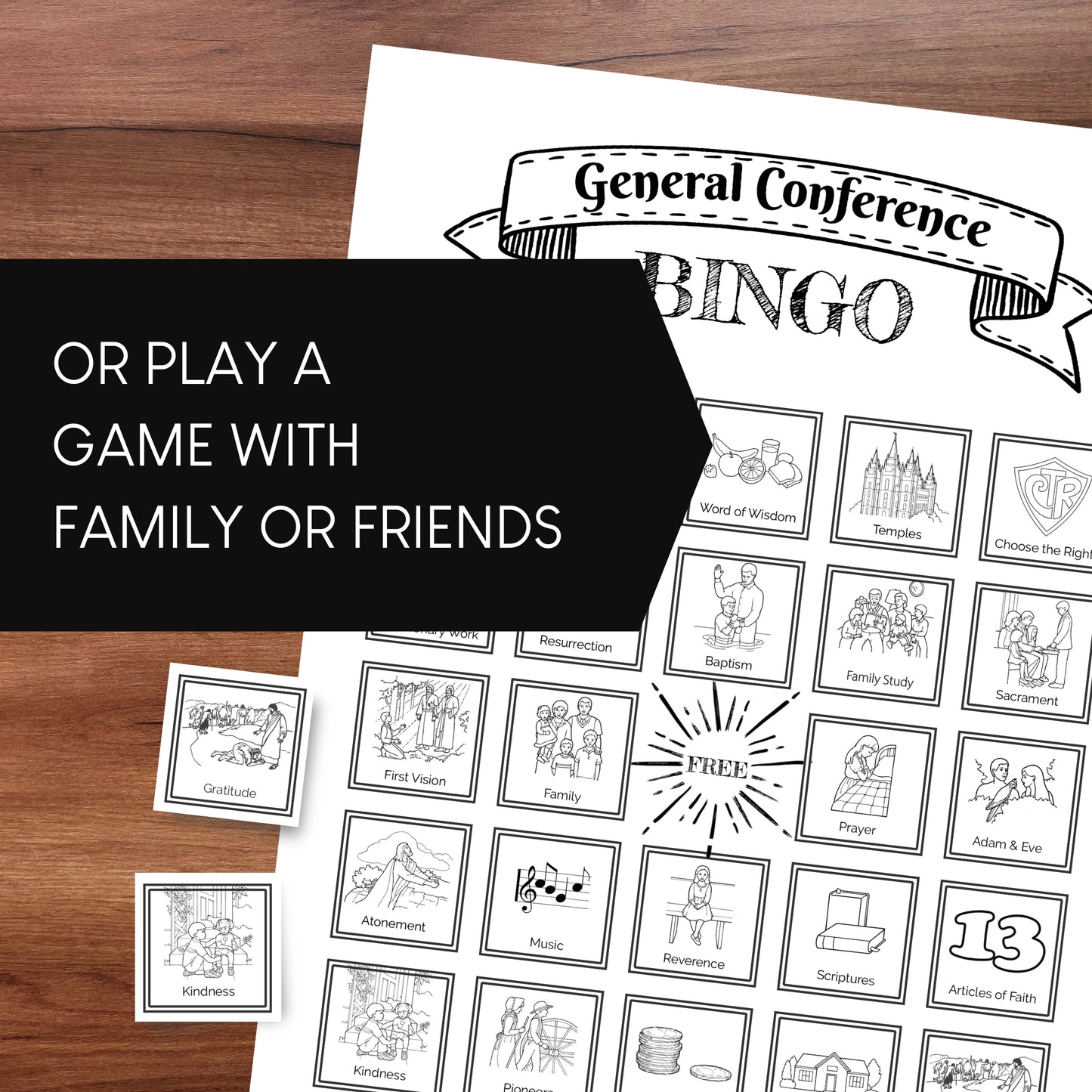 Free General Conference Bingo Printable