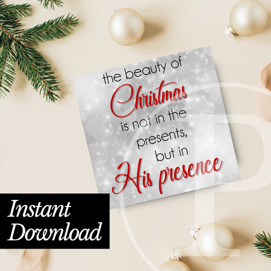 Classic Christmas Quote 3 Instant Download