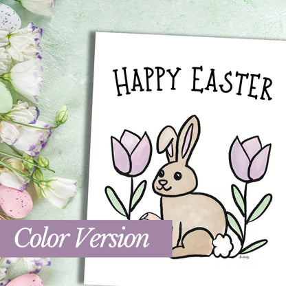 Free Happy Easter Printable Instant Download