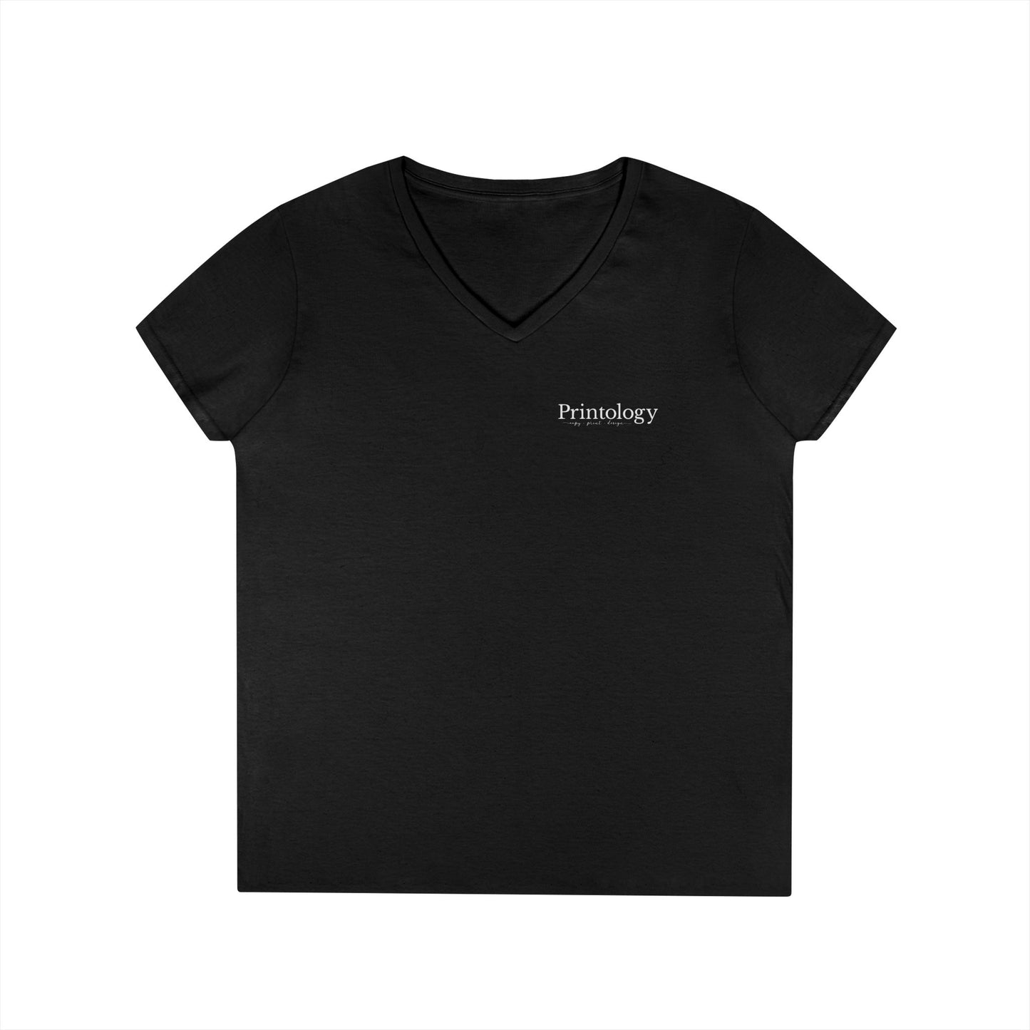 V-Neck Good Things Print Here