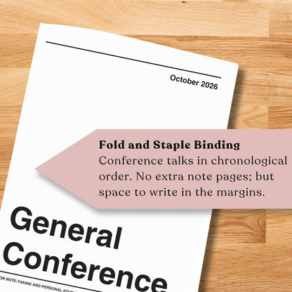 PREORDER October 2026 Wide Margin General Conference Book - Inklings Institute