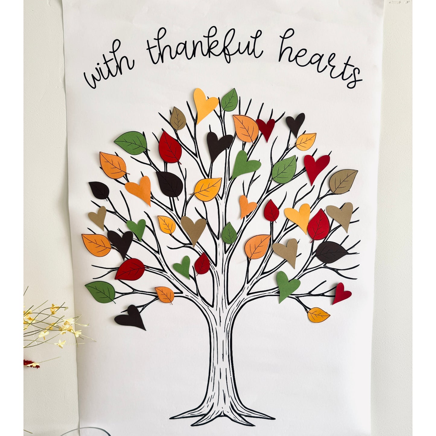 With Thankful Hearts - Thanksgiving Activity
