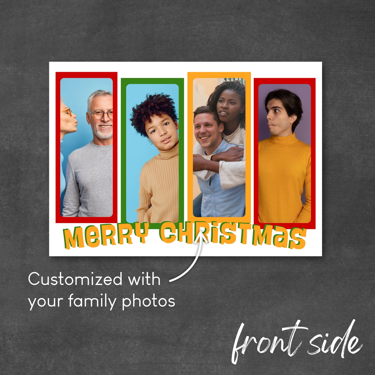 Retro Frame Holiday Card