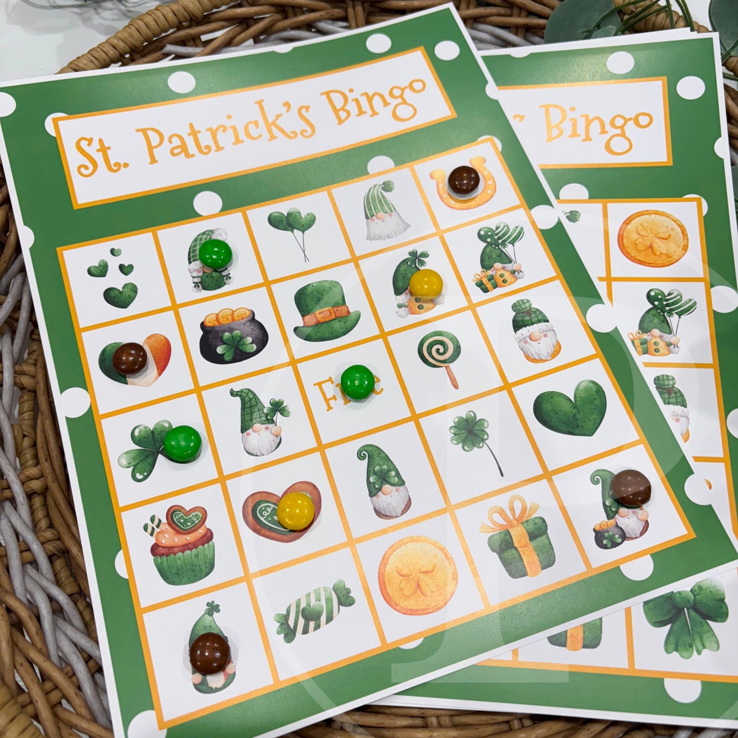 St. Patrick's Day Bingo Instant Download