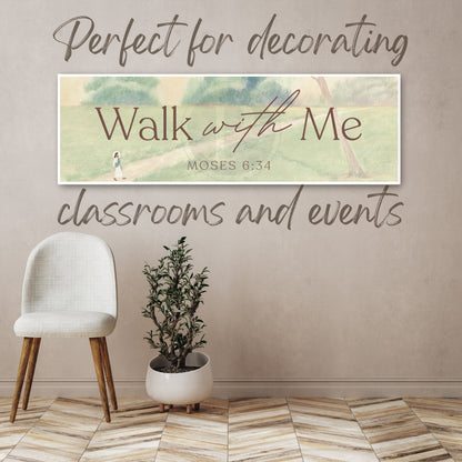 Walk with Me (2026 Youth Theme) Mini Banner