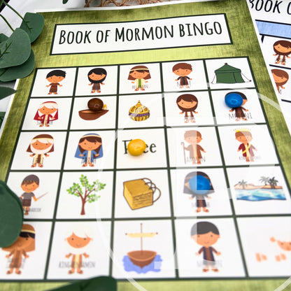 Printable PDF for Book of Mormon Bingo available for instant download! 
