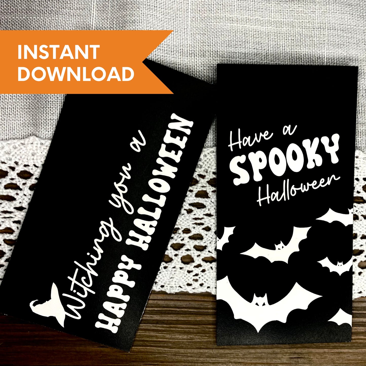 Spooky Halloween Gift Tags Instant Download