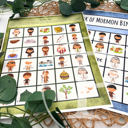 Sunday game including Alma, Captain Moroni, sheep, King Benjamin, Nephi, the Liahona and more! 