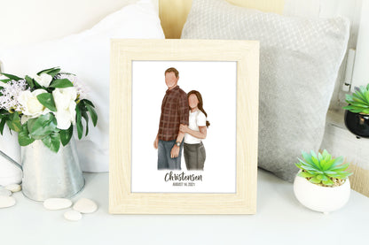 Custom Handrawn Watercolor Prints