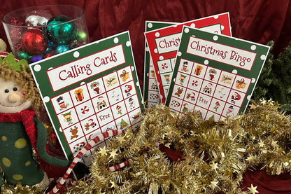 Christmas Bingo Game Instant Download