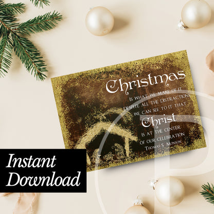 Classic Christmas Quote Bundle Instant Download