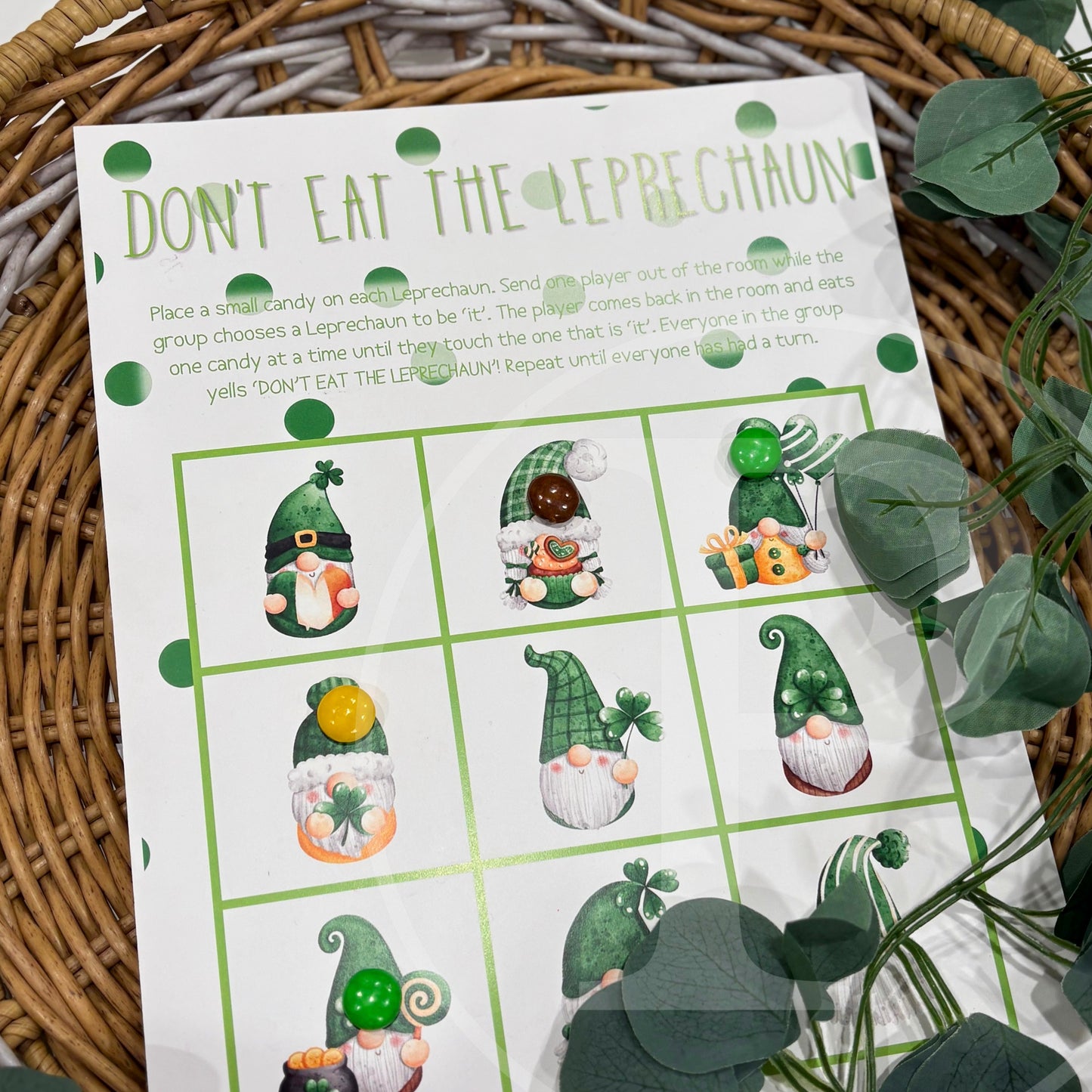 Don't Eat the Leprechaun! St. Patrick's Day Themed Game