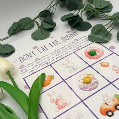 Don't Eat the Bunny ready to play, just grab some candy pieces and let the fun begin!