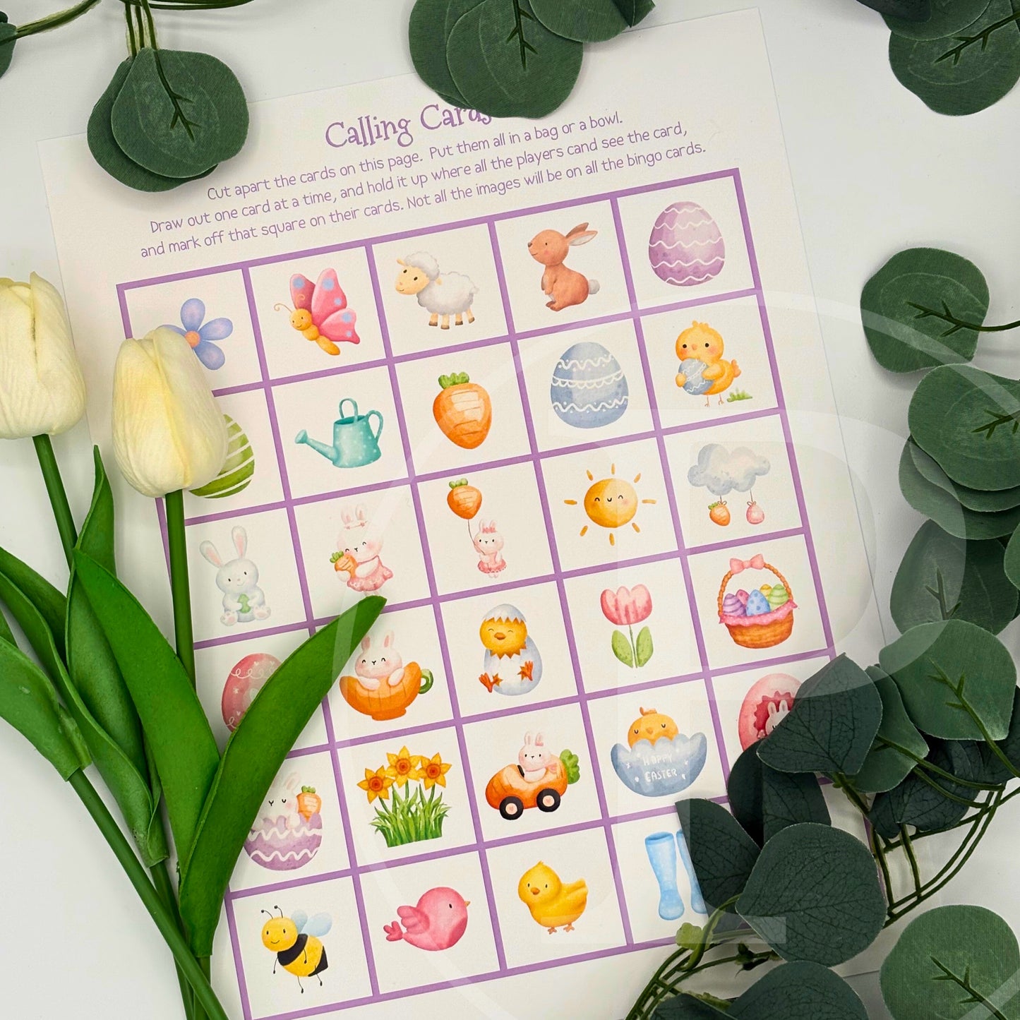 Easter Bingo Game