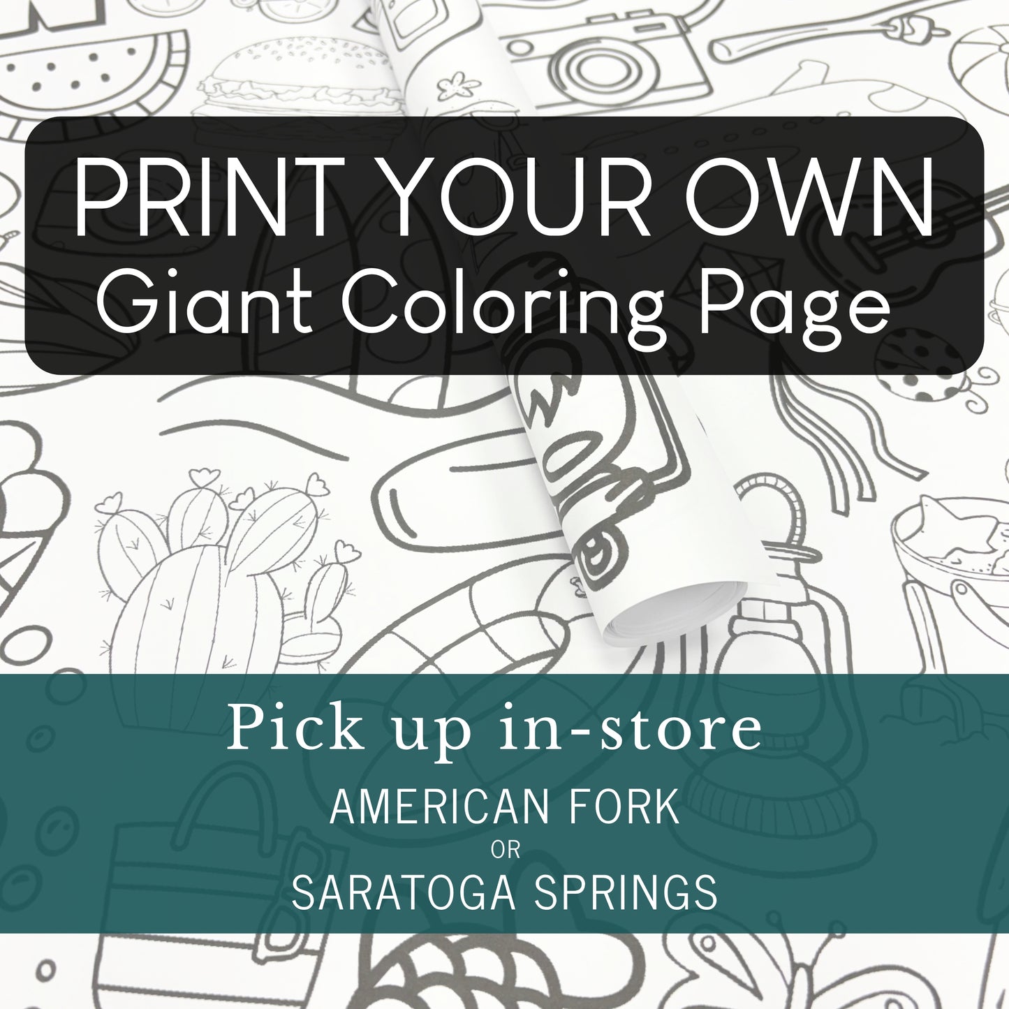 Print your own Giant Coloring Page!