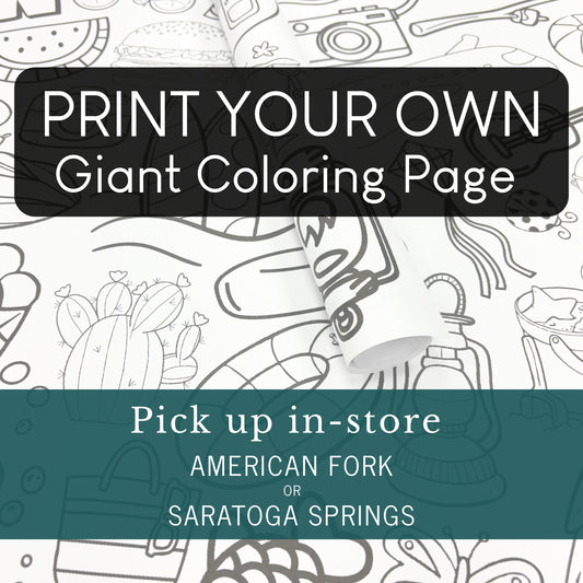 Print your own Giant Coloring Page!