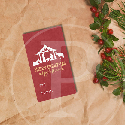 Free Merry Christmas Tag Variety Pack Instant Download